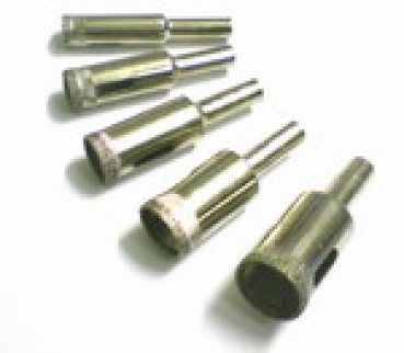 Diamantbohrer 4mm - Fliesenbohrer / Glasbohrer, mit Schaft